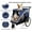 Black+Blue, variant on Pet Strollers 2-in-1 Bike Trailer & Push Cart for Pets - Detachable Bike Hitch & Push Handle Included - Quick Release Wheel, Internal Leash, Dual Cup Pockets and Underneath Storage Bag, Holds Pets U