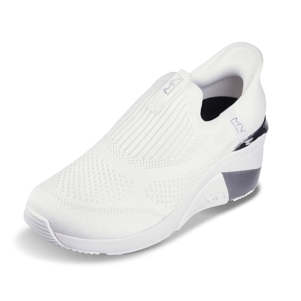 Zapatillas Slip-On Skechers para Mujer A-Wedge-Crecent Blancas Talla 10
