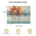 thumbnail image 2 of COMIO Autumn Canvas Wall Art Frame, Autumn Leaves Picture Landscape Print, Red Birch Canvas Wall Art, Large Wall Art, Pictured Framed Artwork, Ready to Hang Living Room Bedroom Home Wall, 2 of 5