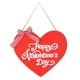 thumbnail image 2 of Xihbxyly Decoración de Corazón para San Valentín, Letrero Colgante de Madera, Un Toque Cálido y Hogareño, Decoración de Pared Versátil, Ideal para Puertas, Jardín, Fiesta, Regalo Perfecto para Seres, 2 of 7