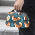 thumbnail image 2 of Squirrel Waterproof Oxford Cloth Charger Pouch Storage Box PC Case Cable Box Organizer Kitchen Cord Organizer 5.9x9.44x3.14 in, 2 of 6