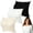 Black White Beige, variant on 3Pcs Lady Cleavage Cover Modesty Panel Hook to Bra Insert Mock Camisole Sets Overlay Modesty Panel Vest