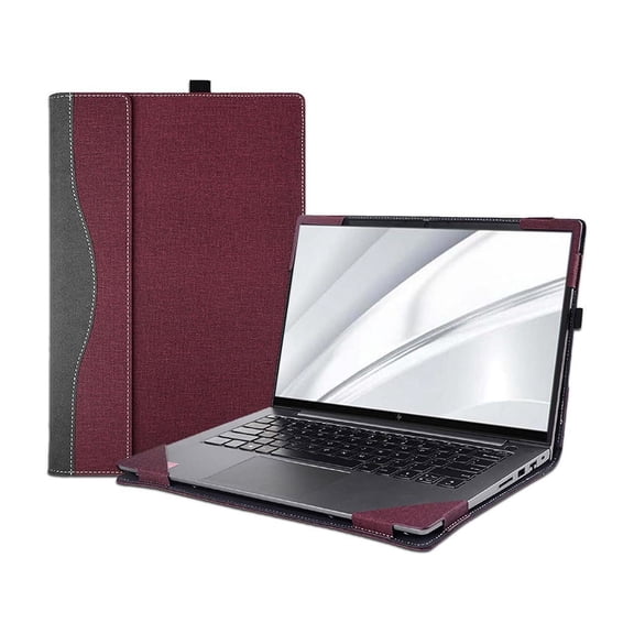 Laptop Cover Case for 15.6 inch HP EliteBook 650 G9 G10 & HP EliteBook 655 G9 G10 & HP EliteBook 850 G8 & HP EliteBook 855 G8,Detachable PU Leather Protective Shell Sleeve Accessory Bag