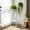 White, variant on Plant Stand Indoor Outdoor 2 Tier 20" Tall Metal Potted Holder Rack Flower Pot Stand Heavy Duty Plant Shelf Rustproof Iron Multiple Plant Round Supports Rack for Planter Corner Garden Balcony Patio