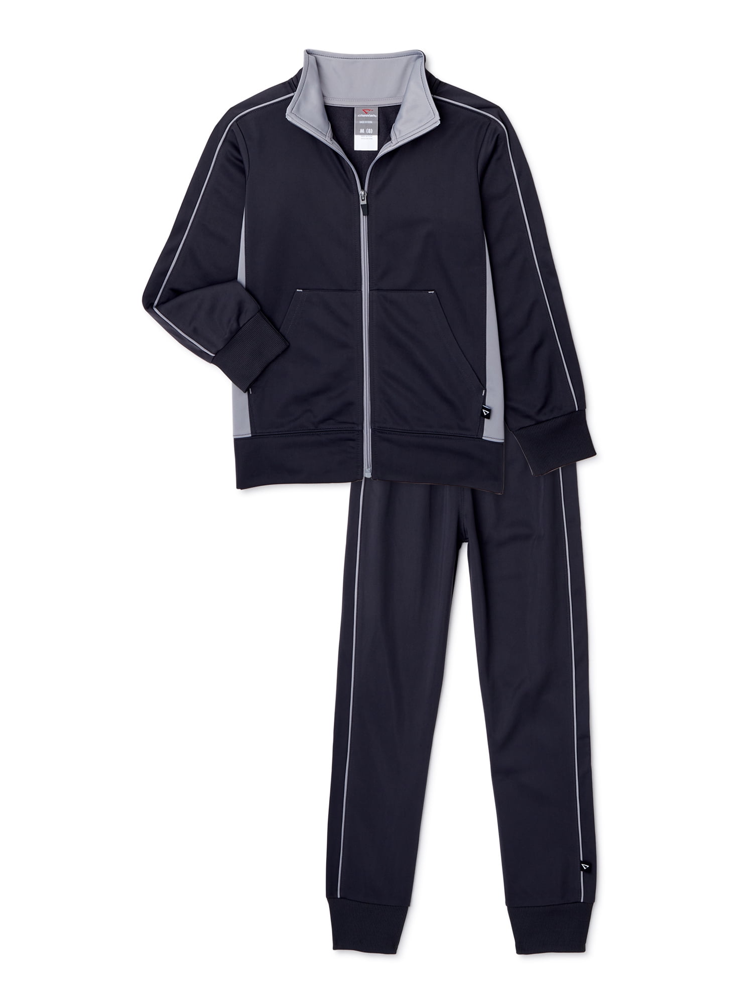 Cheetah Boys’ Tricot Performance Tracksuit, 2-Piece Outfit Set, Sizes 4 ...