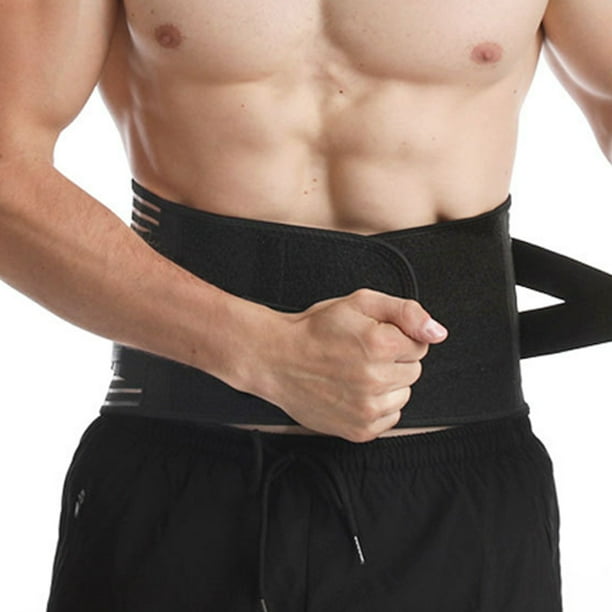 Ceinture de Soutien Lombaire Noire S Ceinture de Soutien Lombaire et Dorsal pour Soulagement de la Douleur Double Ajustable 4 Ressorts pour Hommes et Femmes Walmart