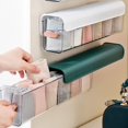 thumbnail image 4 of Punch-Free Multi-Functional Storage Box Clear Wall Mounted Drawer Organizer  Hanging Storage Box  Underwear Socks Seasoning Storage Box for Closet Kitchen, 4 of 10