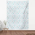 thumbnail image 3 of Ambesonne Industrial Fabric by the Yard Upholstery, Gear Wheels Art Pattern, 1 Yard, Sky Blue Seafoam, 3 of 4