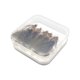 thumbnail image 2 of Paquete de 5 Señuelos de pesca con mosca Wooly Bugger Tamaño 10 con caja de almacenamiento transparente Marron oscuro shamjiam, 2 of 8