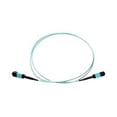 thumbnail image 1 of Axiom - Network cable - MTP/MPO multi-mode (F) to MTP/MPO multi-mode (F) - 4 m - fiber optic - 50 / 125 micron - OM3 - riser - aqua, 1 of 4