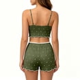 thumbnail image 5 of GUACER Womens Polka Dot Pajama Sets with Scallop Trim Trendy Adjustable Camisole & Shorts Sleepwear, 5 of 7