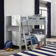 thumbnail image 3 of Venice Gray Twin Over Twin Bunk Bed, 3 of 6