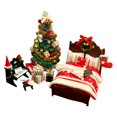 thumbnail image 3 of Modelo de Árbol de Navidad Artesanal BLESIY Casa de Muñecas en Miniatura, 3 of 8