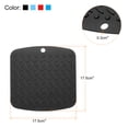 thumbnail image 2 of Uxcell 4pcs Silicone Trivet Mats, Hot Pot Holders, Dish Drying Mat for Kitchen Counter, Heat Resistant - multicolor, 2 of 5