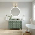 thumbnail image 3 of James Martin Furniture 650-V48-SC-3WZ 48 in. Brittany Single Vanity with 3CM White Zeus Top, Smokey Celadon, 3 of 6