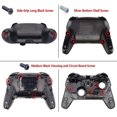 thumbnail image 4 of eXtremeRate Purple Faceplate and Backplate for Nintendo Switch Pro Controller, Soft Touch DIY Replacement Shell Housing, 4 of 5