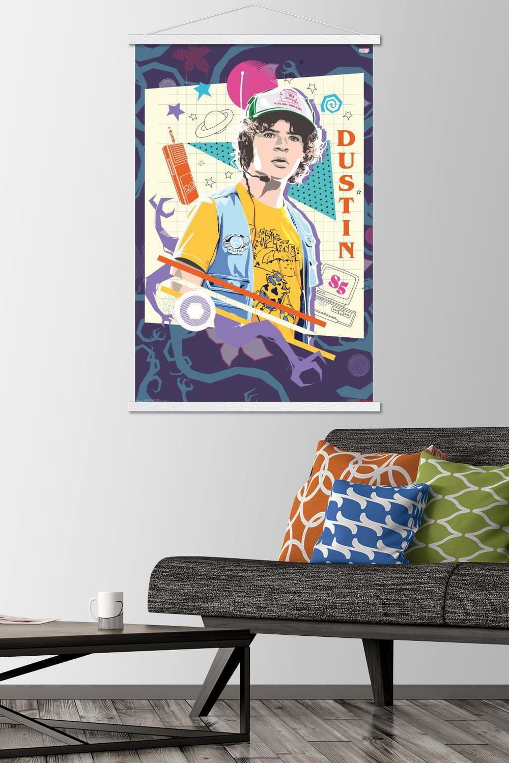 Netflix Stranger Things: Season 3 - Dustin Wall Poster, 14.725" x 22.375" Framed