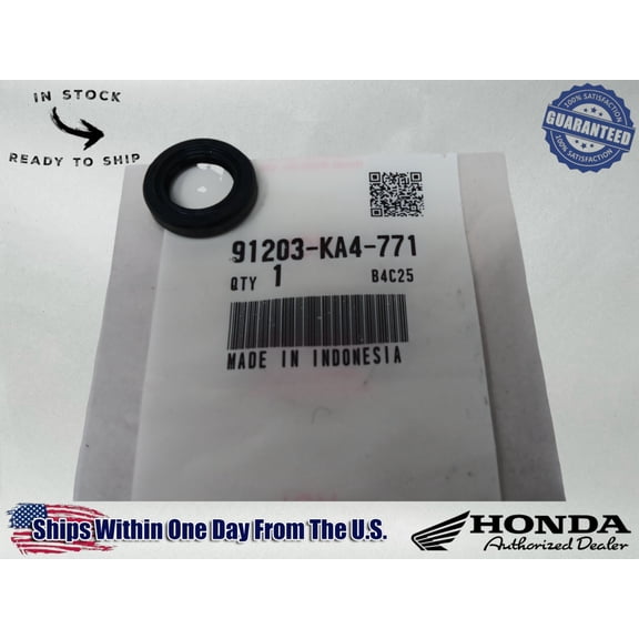 Honda Genuine OEM Authentic Gear Shift Shaft Oil Seal  91203-KA4-771