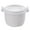 White, variant on Ludlz Rice Steaming Pot Good Insulation Large Capacity Ergonomic Handle Buckle Design Multifunctional Microwave Rice Cooker Steamer Veggie Portable Cookware Pot