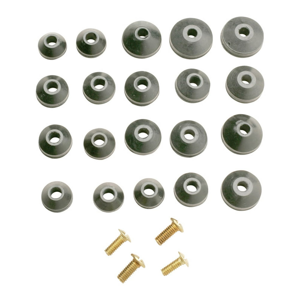 Plumb Pak Rubber Assorted in. Beveled Faucet Washer 20 pk