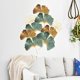 thumbnail image 3 of Pegatinas de pared de hojas de GINKGO doradas, marrones y verdes I Adhesivos de pared autoadhesivos Plantas Hierba I Decoración para salón, dormitorio, baño, cocina, pasillo, adultos y niños, 3 of 4