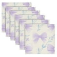 thumbnail image 6 of Cloth Napkins Set of1 100% Satin Peachskin Velvet 20x20inx1 Napkins Cloth napkins are washable Soft and Absorbent Mauve Bows Clip Art, 6 of 8
