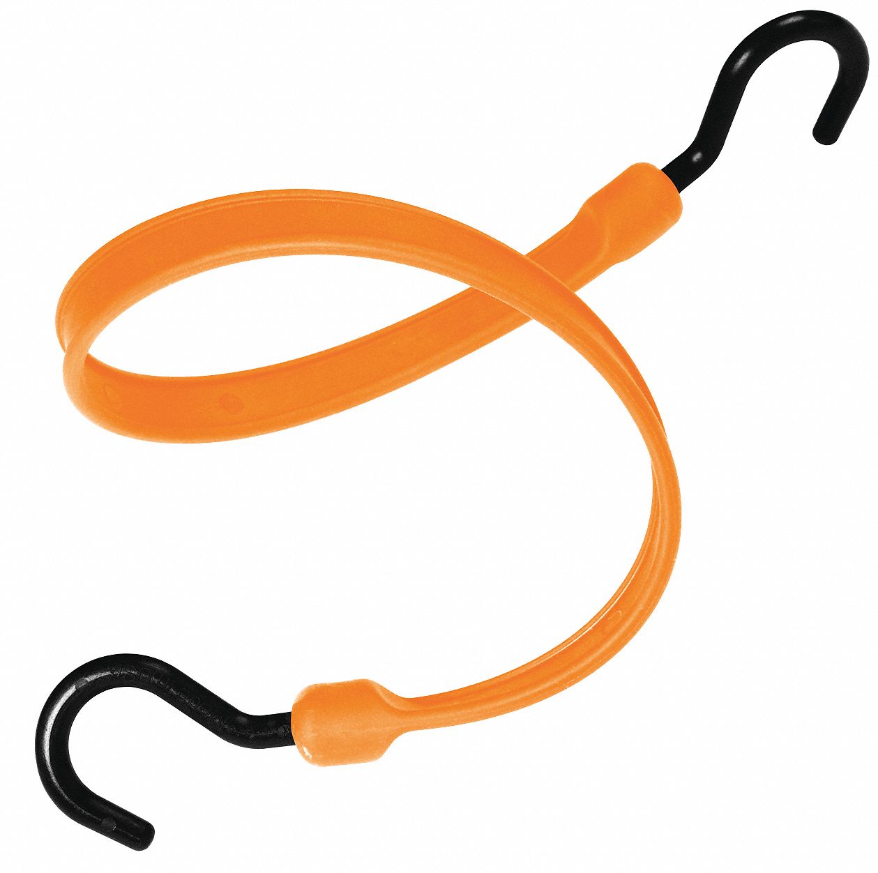 Orange Polyurethane Bungee Strap with JHooks, Bungee Length 36