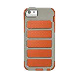 X-Doria 409537 Étui Protecteur pour iPhone 5 - 1 Pack - Emballage de Détail - Orange/gris