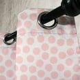 thumbnail image 3 of Ambesonne Retro Grommet Curtain, Hand Drawn Dots in Pink, 50" x 72", Coconut Blush, 3 of 6