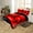 Black Red Football, variant on Erosebridal Football Sports Comforter Cover Twin, Soccer Player Bedding Twin Size, Teenager, Reversible 2 Pieces(No Comforter)