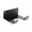 Black, variant on Hair Dryer Holder Wall Mount Steel Material No Drill Scratch Resistant with Organizer for Bathroom Salon Storage