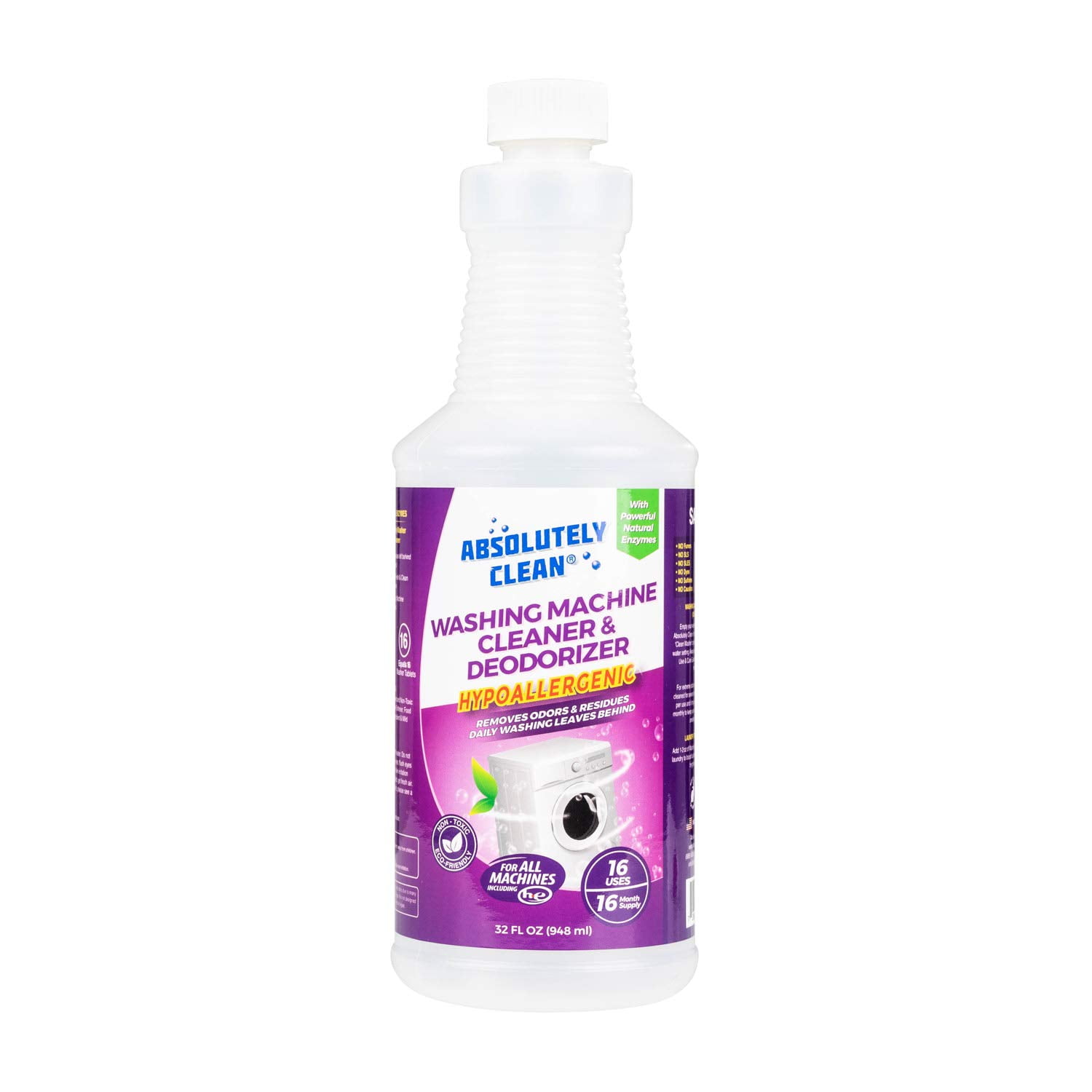 Amazing Washing Machine Cleaner & Deodorizer 16 Uses Remove Musty