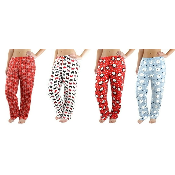 Comfy Lifestyle Women's Ladies Plush Soft Fleece Pajama Sleep Lounge Pants Sleepwear
