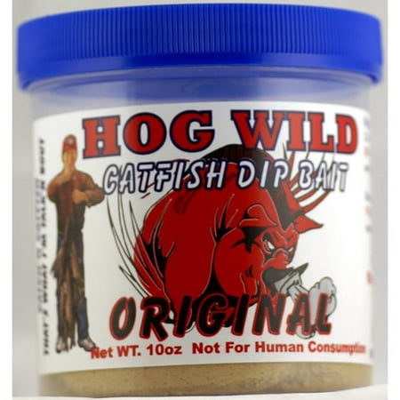 Hog Wild Original Liver Catfish Bait, 10 Ounces (Best Bait For Wild Hogs)
