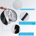 thumbnail image 4 of QQJ 1pcs Foldable Sunroof Shade Sunshade Heat Isolate fit for Mini Cooper, Clubman & Countryman R56 All Years (Black-1Pcs), 4 of 6