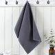 thumbnail image 3 of Toallas de baño de algodón con tejido gofrado, absorbentes y de secado rápido, de felpa, ligeras, para baño y hoteles, absorbentes para adultos y niños, color gris., 3 of 8