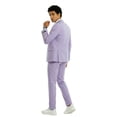 thumbnail image 3 of Tazzio Skinny Fit Peak Lapel 3 Piece Suit Set with Double Breasted Vest, 3 of 3