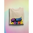 thumbnail image 3 of Live With Pride Colorful Banner Sweatshirt Men -Smartprints Designs, Male Medium, 3 of 4