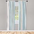 thumbnail image 4 of Ambesonne Abstract Window Curtains, Simplistic Dot Pattern Art, Each 28" W x 63" L, Warm Taupe and Ivory, 4 of 4