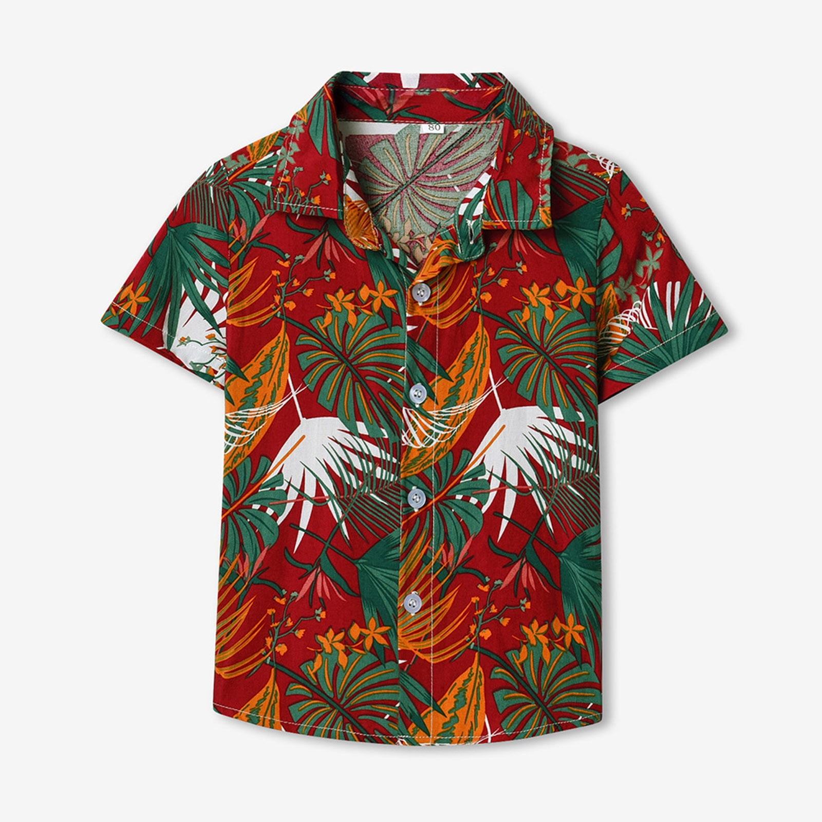 gdxvjhbj Boys Hawaiian Shirt Boys Shirts Kids Solid Color