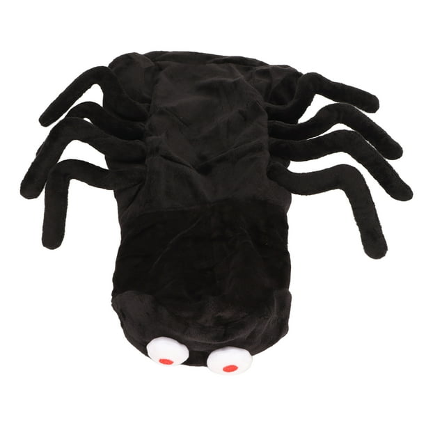 Pet Halloween Costume Clothes Plush Breathable Hooded Spider Legs