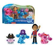Just Play Blue's Clues & You! Collectible 4-Piece Pirate Figure Set, Josh, Blue, Magenta, Slippery Soap, Preschool Ages 3 up