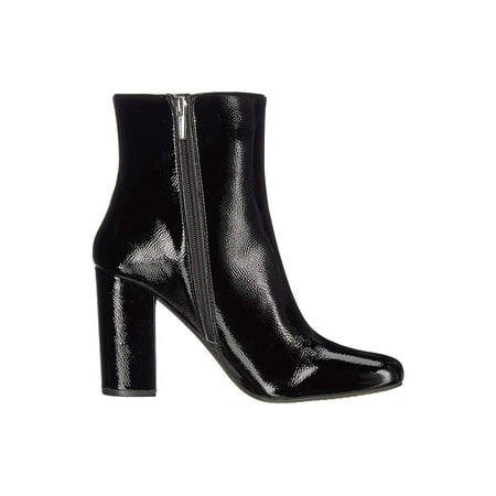 Womens Vince Camuto Dannia Square Toe Ankle Boots, Black Naplack, 9.5 US