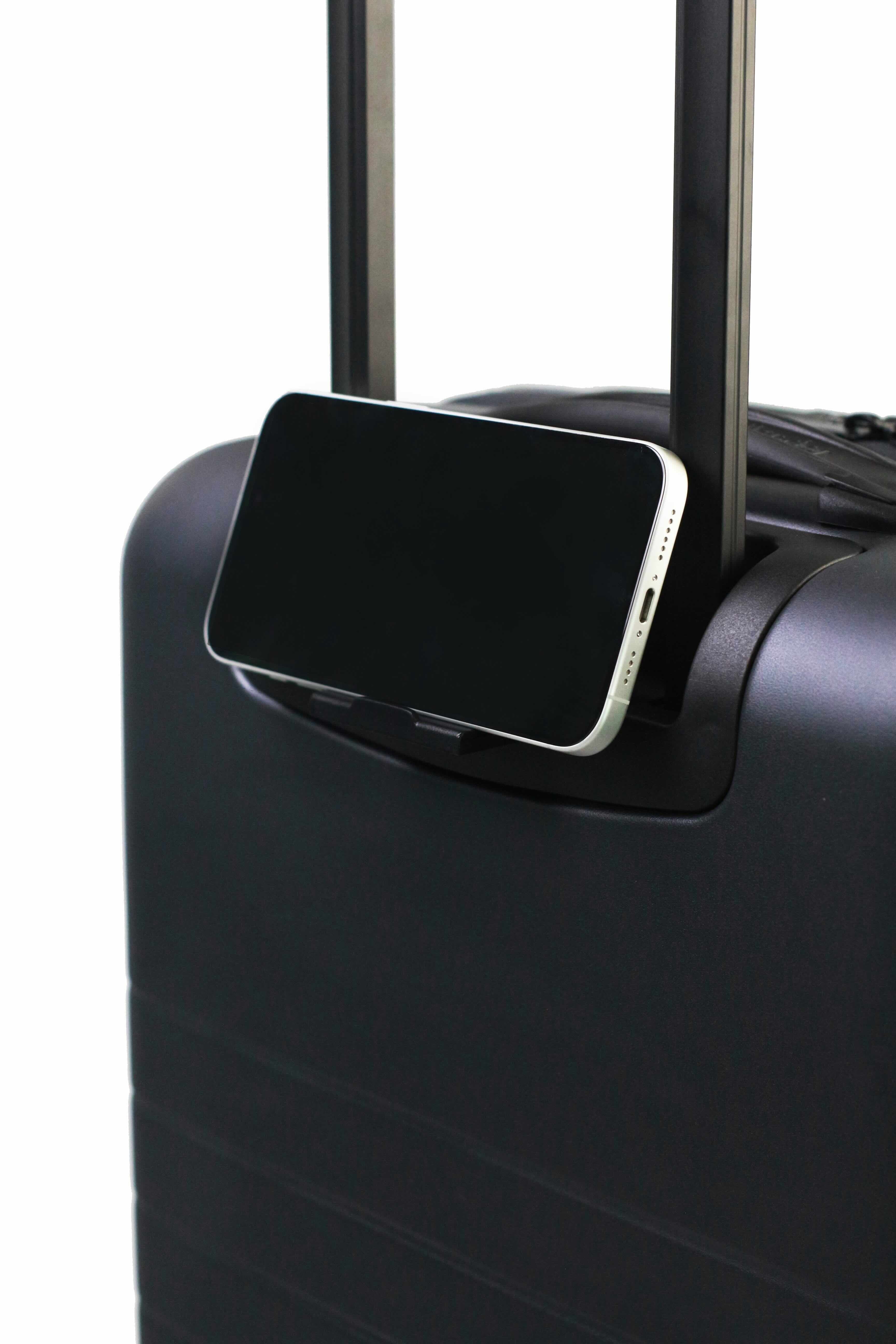Wonder Barcelona 20" Hardside Spinner Carry-On Luggage with Front Pocket and Laptop Sleeve