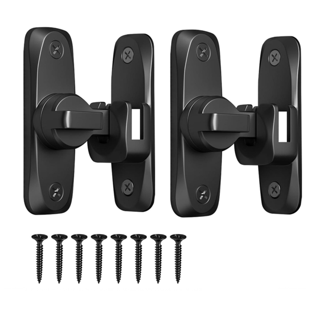 Cerradura para Puerta Corrediza, Cerrojo para Puertas Corredizas, Cerrojo de 90/180 Grados para Jardín, Ventana e Interior.