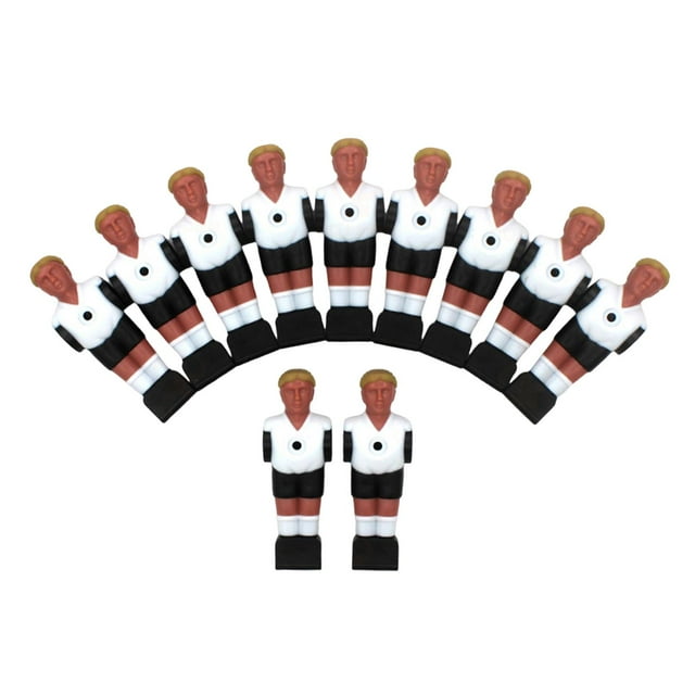 11 Uds de futbolín de mesa shamjiam accesorios de fútbol Cabello dorado y blanco