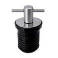 thumbnail image 3 of T-Handle Drain Plug Twist-Turn Marine Boats Drain Plugs Rubber Plugs with Brass Handle Boats Marine Accessories H9EE, 3 of 5