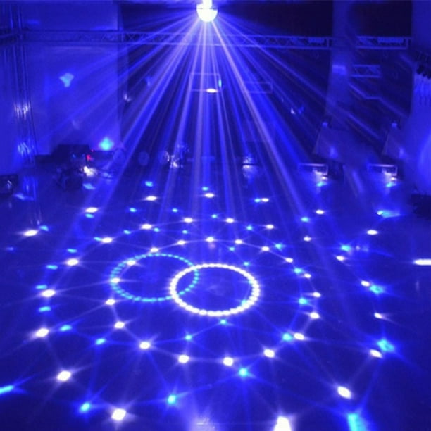 Awdenio Disco Lights Party Lights Lumière stroboscopique Projecteur LED  Éclairage de scène activé par le son avec télécommande pour les fêtes  d'anniversaire Bar KTV Danse Mariage de Noël 