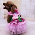 thumbnail image 4 of Chinese Style Pet Tang Costume - Dress-Up Skin-Friendly Tulle Princess Dress - Dogs Cats - New Year Attire, 4 of 8