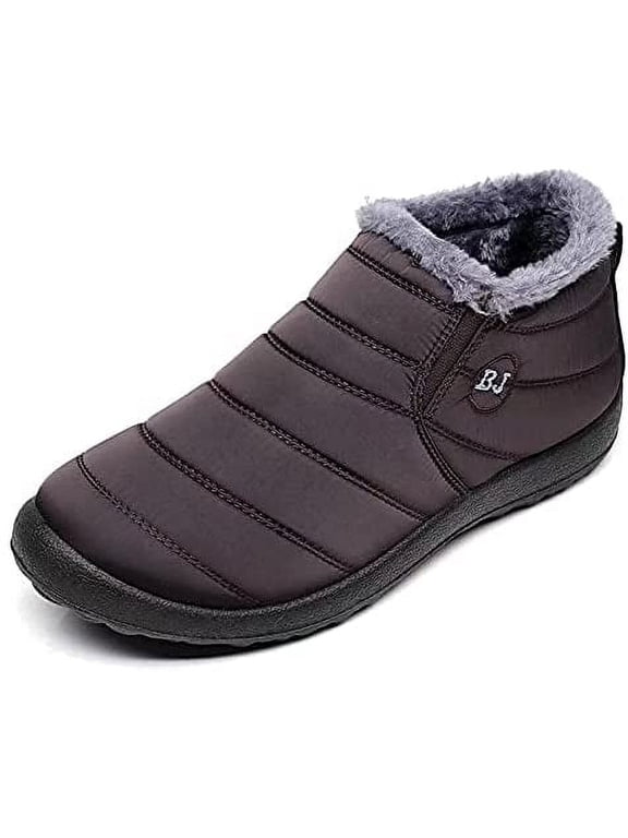 Men's Women's Anti Skid Warm Snow Shoes for Winter Outdoor Walking